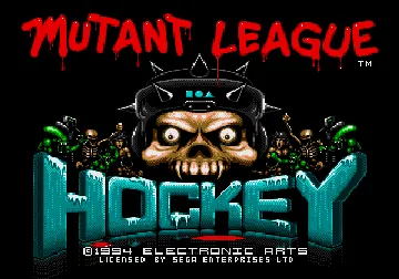 Mutant League Hockey (USA, Europe) screen shot title